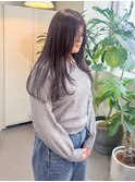 着物ヘア/大人ガーリー/ダークアッシュ/似合わせカット/小倉