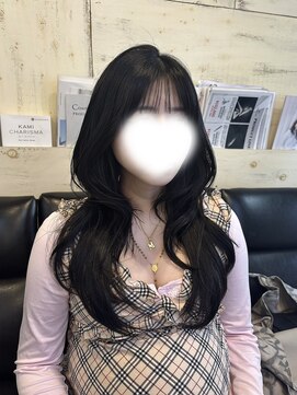 ヘアーアンドメイク シークタチカワ 立川店(Hair&Make Seek) 【澤飯】レイヤー×フォワード巻きでトレンド小顔スタイル