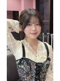 ハッシュカット/韓国レイヤー/ミディアムレイヤー/原宿/顔まわり