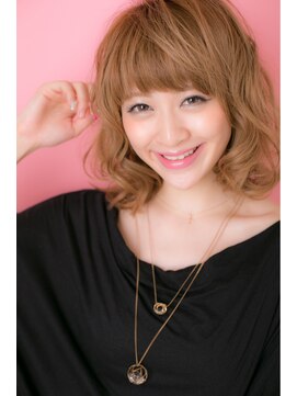 トゥルース 我孫子店(TRUTH) 大きめカールで小悪魔ミディアム