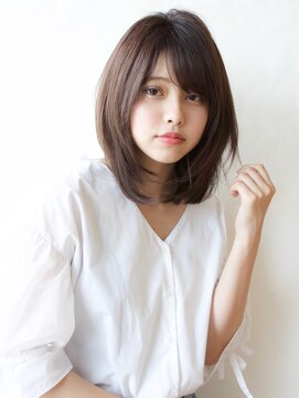 アフロート ルヴア(AFLOAT RUVUA) AFLOAT RUVUA新宿　高橋京佳『自然体ミディアムひし形レイヤー』
