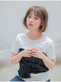 デザインカラーショートボブ
