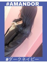 アマンドール(Aman D'or)&nbsp;【AMAND'OR】顔まわりレイヤー＊韓国人風ダークネイビー