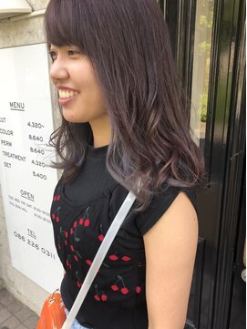 ミジョレ(MIJYORE) ラベンダーピンク×インナーシルバーアッシュ