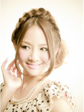 ヘアリゾートユア 新大久保店(hair resort YuA) 好感度アップ。編み込みアレンジ