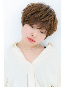 カバーヘア ブリス 戸田公園西口店(COVER HAIR bliss) くせ毛風小顔オンブレハンサムショートY戸田公園20代30代40代