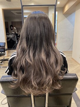 アールヘア(ar hair) ☆グレーベージュ系グラデーションカラー☆