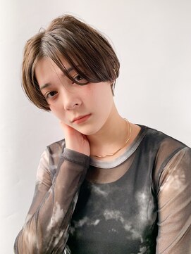 ヴェルダ 池袋店(verda) ダークブラウンと伸ばしかけマッシュショート