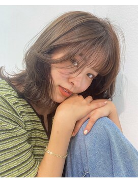 ラボヌール ヘアーウル 春日部西口店(La Bonheur hair heureux) 大人レイヤー/とろみカラー/流れるレイヤー