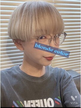 カミビト 奈良生駒店(KamiBito) ブロンドヘアー