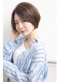 クラゲヘアー/小顔に見せるヘア/ココアベージュ/ショート/八乙女