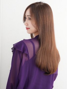 ニーフ 恵比寿(neaf) イメチェン　ホワイトブロンド　外ハネボブ 美髪　ワイドバング