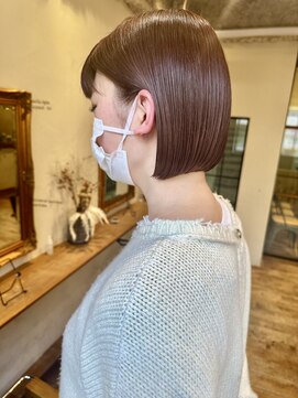 ゴーシェン 津田沼本店(Goshen) チェリーブラウン×ミニボブ