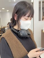 ビュー フクオカ(VIEW FUKUOKA)&nbsp;モードに大人可愛いダークアッシュイメチェンボブ