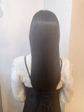 ローマ ギンザ(ROMA Ginza) ROMA銀座 白髪染め◎/美肌アッシュブラウン/艶レイヤーロング