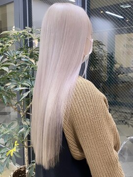 ソル オモテサンドウ 表参道 青山(SOL . OMOTESANDO) ミルクティーベージュダブルカラーケアブリーチインナーカラー