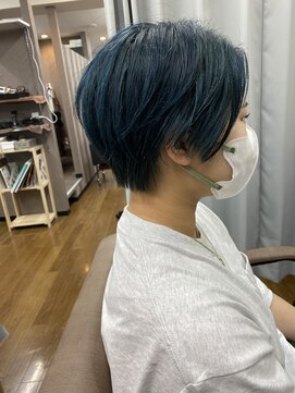テーラヘアー 幕張本郷店(TELA HAIR) ターコイズ☆ショート