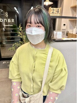 サンド 表参道(sand) 表参道ダブルカラーブリーチインナーカラー10代20代30代