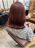 切りっぱなし/ケアブリーチ/ケアカラー/学生/ストリート/韓国