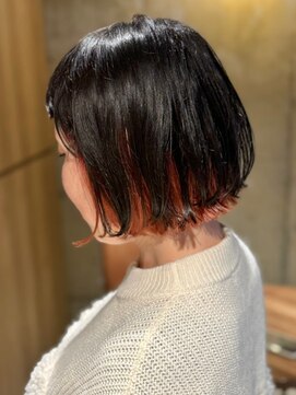 リブロ(liblo) ボブ × ツートーン(オレンジ)(3)【liblo】