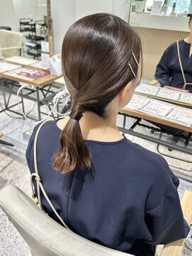 ゼストララ(ZEST Lara) 大人キレイめヘアセット☆タイトローポニー【吉祥寺】misaki