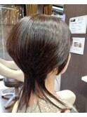 個性的ウルフヘア30代/40代/50代