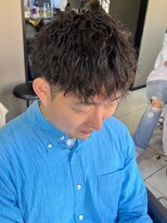 アイズ 海老名(AIZU) ツイストスパイラルパーマ メンズパーマ ショートパーマ 眉毛