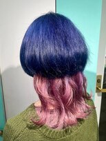 マティーナ ヘアー 池袋(Matina hair)&nbsp;【ネイビー×ピンクバイオレット】20代30代40代50代