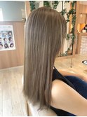 20代30代40代ダブルカラーミルクティーベージュ透明感カラー