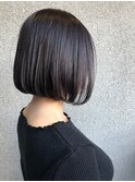 縮毛矯正ケアルーガ髪質改善トリートメント艶髪カラーボブ、古川