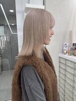 ガガ 心斎橋(GAGA)&nbsp;韓国/ハイトーンカラー/ワンホンヘア/レイヤーカット/髪質改善