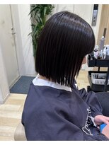 ステラバイケンジ(STELLA by KENJE)&nbsp;大人綺麗ボブ/藤沢/髪質改善縮毛矯正/ショート/脱白髪染め透明感