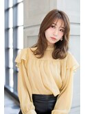 【Totia本通】Aバング×小顔に見せるヘア×オリーブカラー