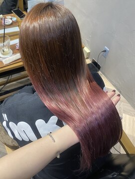 マーレ(MARLE./) 色落ちもイイ感じなパープルピンク