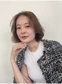 ふんわり大人ボブ