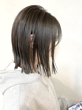 アンジェリカラボ 梅田店(ANGELICA LABO) 【ANGELICA 後藤】ぱっつんカット☆グレージュハイライト