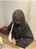 髪質改善カラー　グレージュ