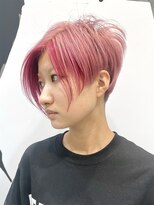 ピークアブー 原宿ハラカド(PEEK-A-BOO) 前下がりショート/ショートヘア/デザインカラー/PEEKABOO