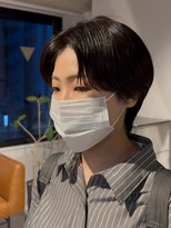 アンフェインド02(UNFEIGNED 02)&nbsp;黒髪カタログ/クラゲヘアー/オリーブグレー/小顔/名駅/伏見/栄