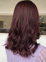 アニー 松戸(ANNI)&nbsp;ホワイトグレージュ/ミニウルフ/デジタルパーマ/チェリーブラウ