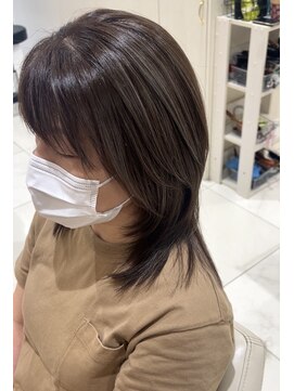 アッシュ 二俣川南口店(Ash) ハイレイヤー　コントラストハイライト