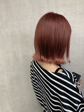 トリコ(ToricO) チェリーピンク　チェリーレッド　ダブルカラー　ブリーチカラー