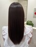 艶髪回復・次世代の縮毛矯正＋カット＋艶髪回復活性ケラチンTR＆アロマスパ