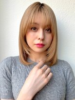 カバーヘア ブリス 北浦和(COVER HAIR bliss) 20代30代◎透明感ハイトーンベージュレイヤー愛されボブp北浦和