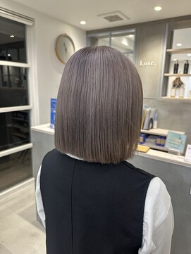 ロテ(LOTE.) 着物ヘア/大人ガーリー/ダークアッシュ/似合わせカット/一宮