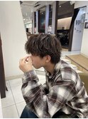 緩めシャドウパーマ
