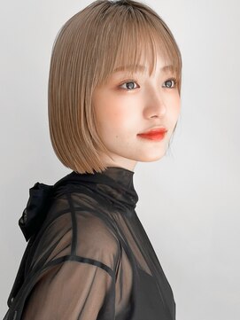 リヤン 表参道(lyann) デジタルパーマモテ髪クールショートイメチェン薄めバング