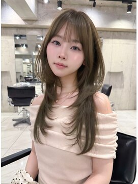 サイン 表参道(SIGN) 20代30代ショートボブレイヤーカット透明感カラー