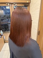 シャンティ 琴似店(Shanti)&nbsp;オレンジ×縮毛矯正