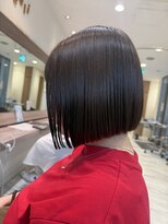 レアリバイケンジ(leali by KENJE)&nbsp;切りっぱなしボブ×髪質改善
